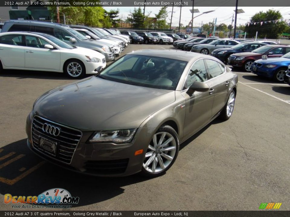 2012 Audi A7 3.0T quattro Premium Oolong Grey Metallic / Black Photo #1
