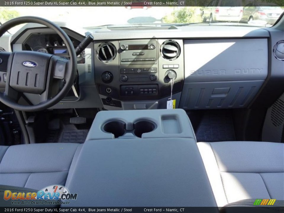 2016 Ford F250 Super Duty XL Super Cab 4x4 Blue Jeans Metallic / Steel Photo #13