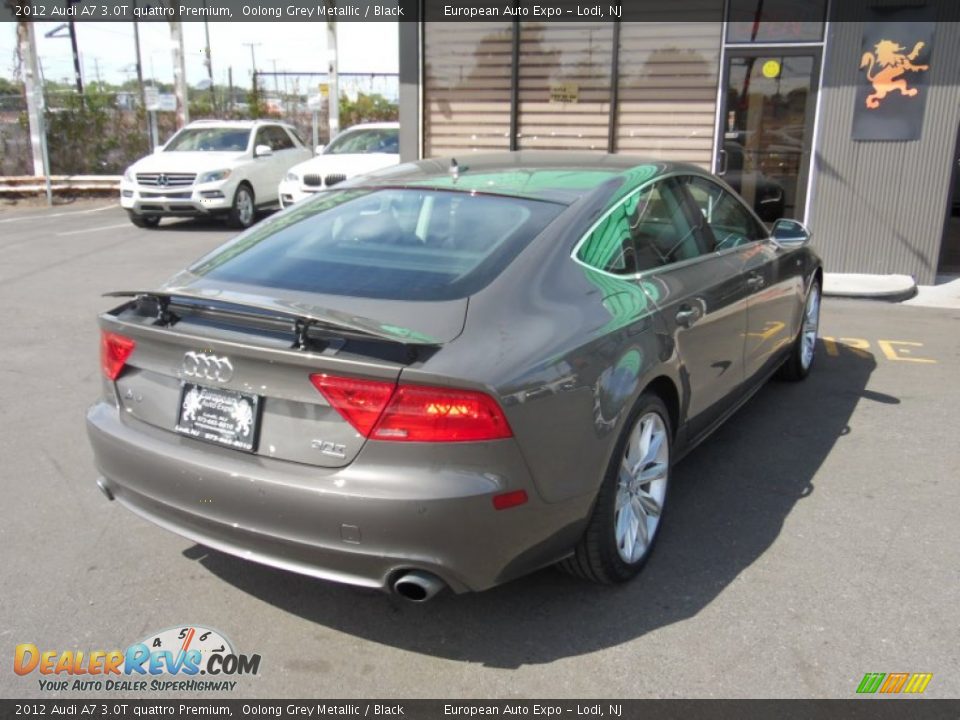 2012 Audi A7 3.0T quattro Premium Oolong Grey Metallic / Black Photo #4