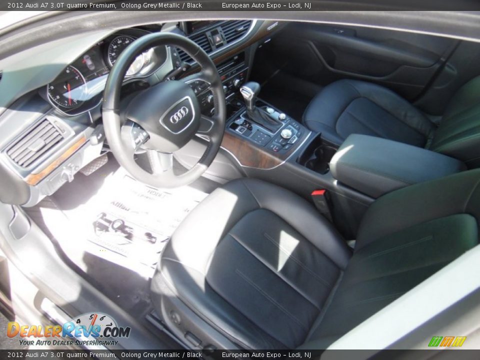 2012 Audi A7 3.0T quattro Premium Oolong Grey Metallic / Black Photo #5