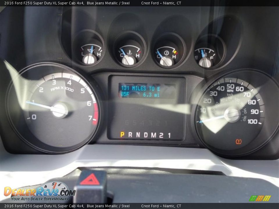2016 Ford F250 Super Duty XL Super Cab 4x4 Blue Jeans Metallic / Steel Photo #15