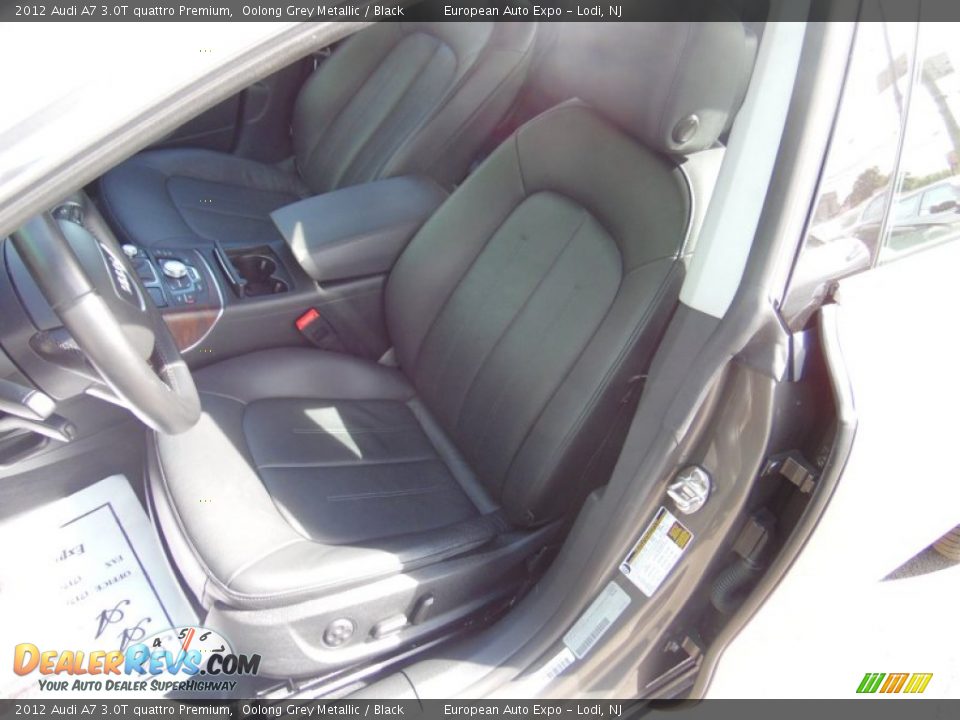 2012 Audi A7 3.0T quattro Premium Oolong Grey Metallic / Black Photo #6