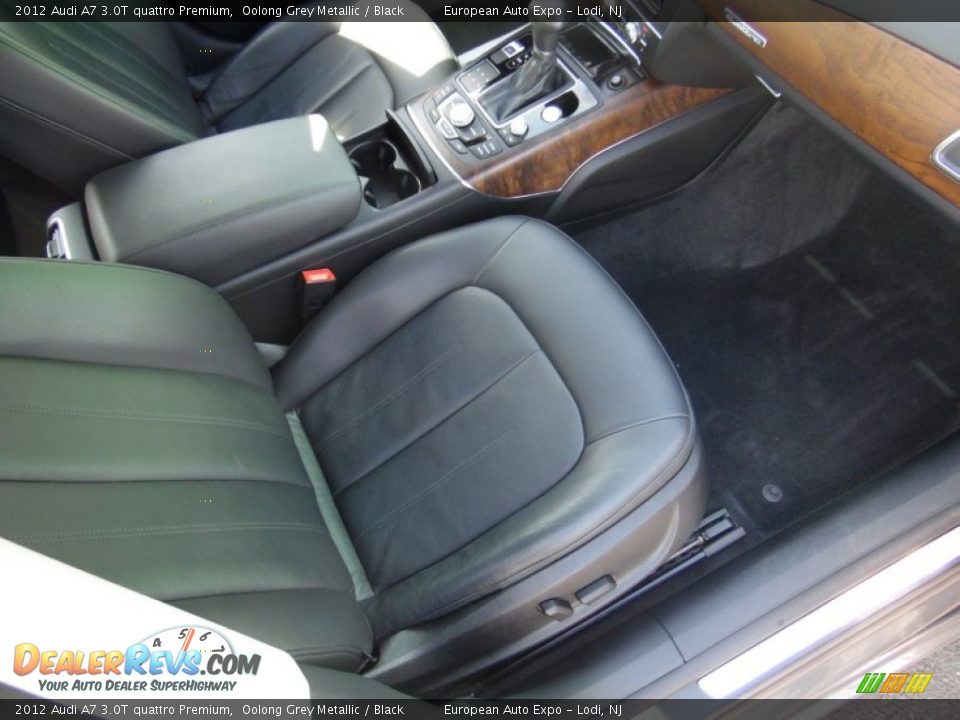 2012 Audi A7 3.0T quattro Premium Oolong Grey Metallic / Black Photo #7