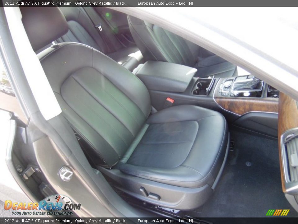 2012 Audi A7 3.0T quattro Premium Oolong Grey Metallic / Black Photo #8