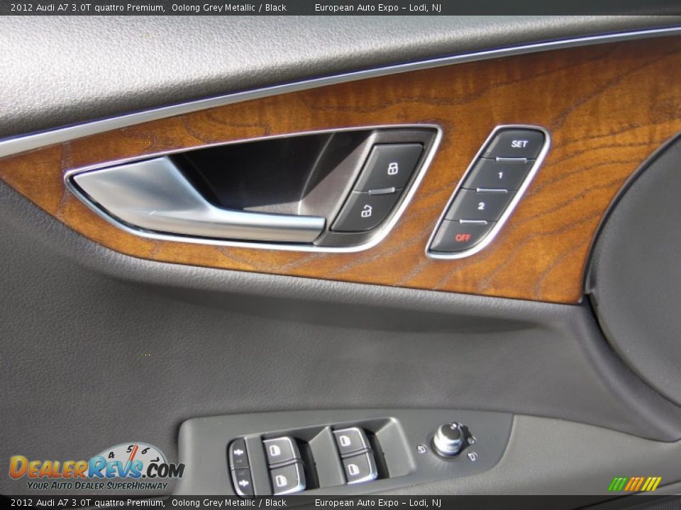 2012 Audi A7 3.0T quattro Premium Oolong Grey Metallic / Black Photo #13