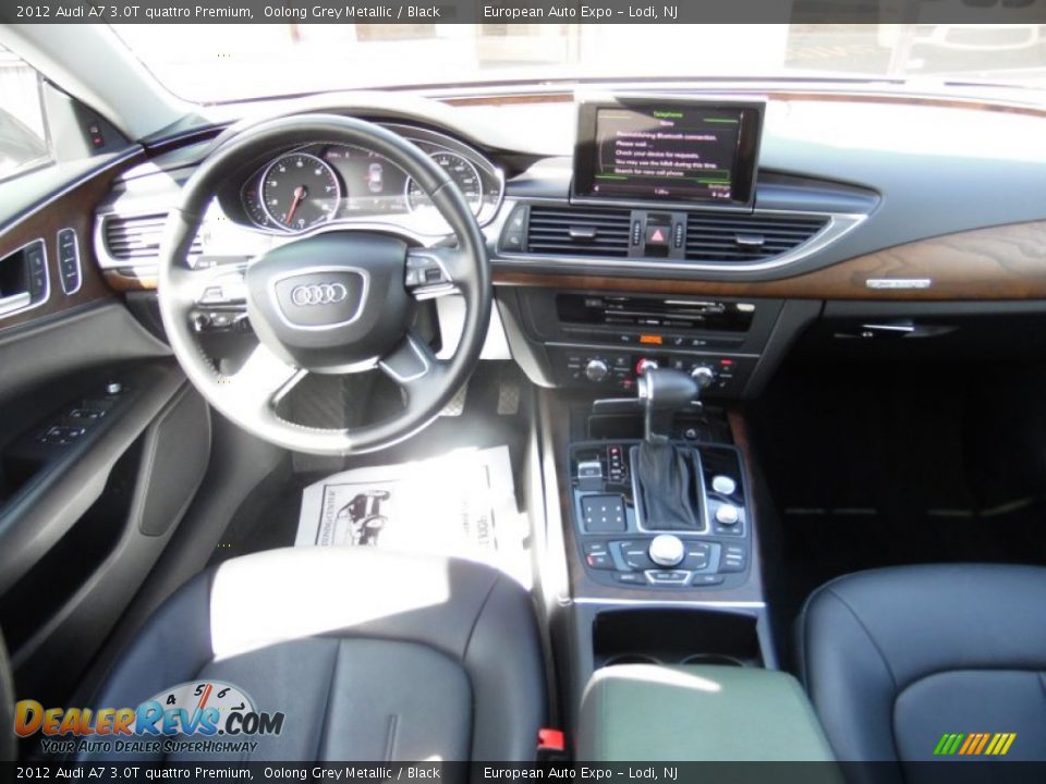 2012 Audi A7 3.0T quattro Premium Oolong Grey Metallic / Black Photo #14