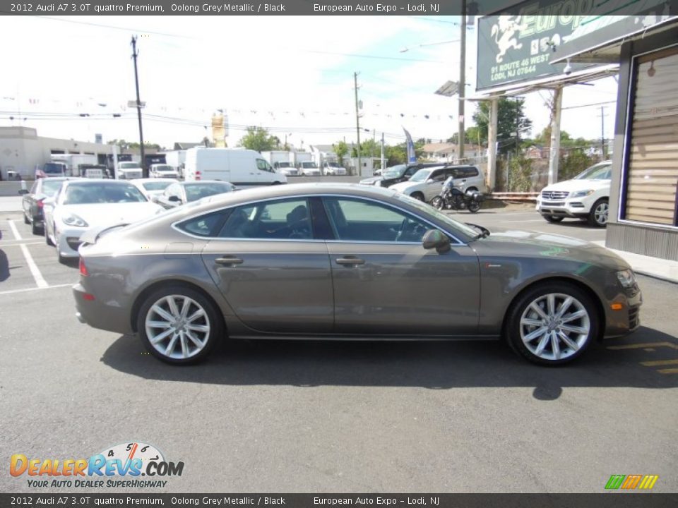 2012 Audi A7 3.0T quattro Premium Oolong Grey Metallic / Black Photo #15