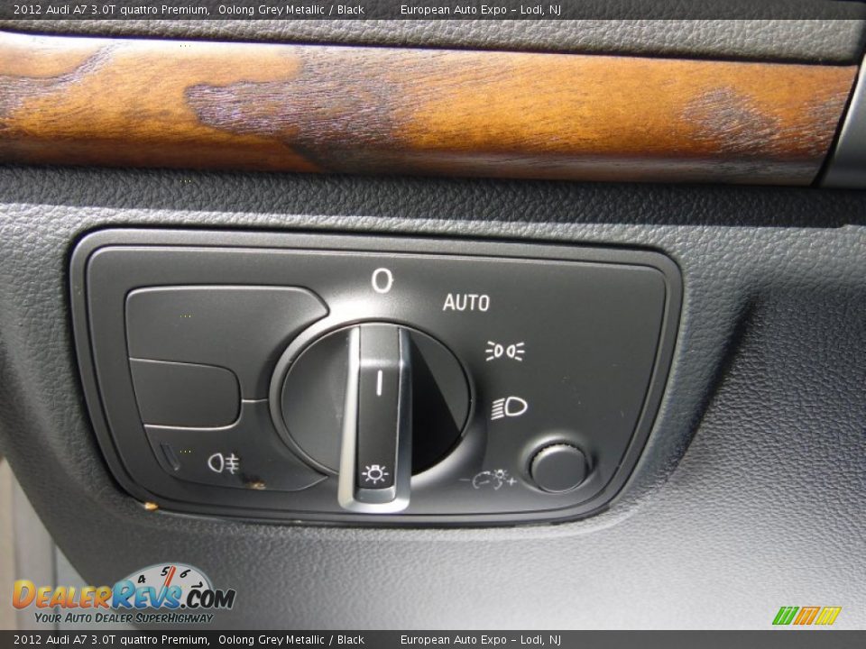 2012 Audi A7 3.0T quattro Premium Oolong Grey Metallic / Black Photo #24
