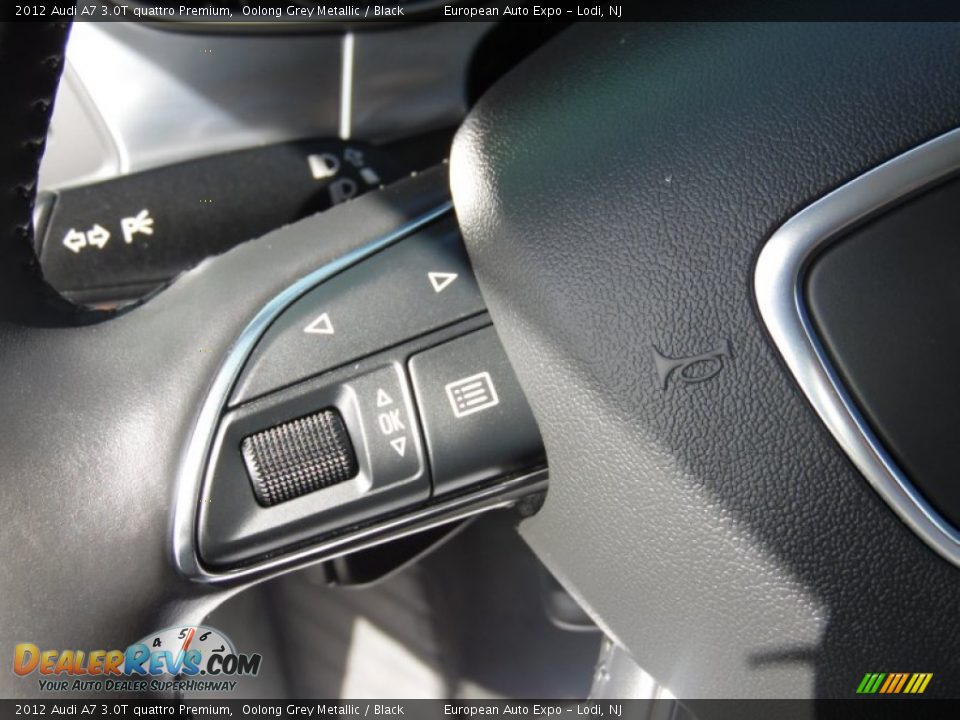 2012 Audi A7 3.0T quattro Premium Oolong Grey Metallic / Black Photo #26