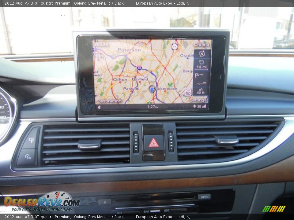 2012 Audi A7 3.0T quattro Premium Oolong Grey Metallic / Black Photo #30