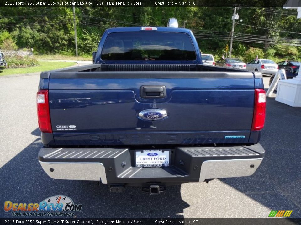 2016 Ford F250 Super Duty XLT Super Cab 4x4 Blue Jeans Metallic / Steel Photo #6