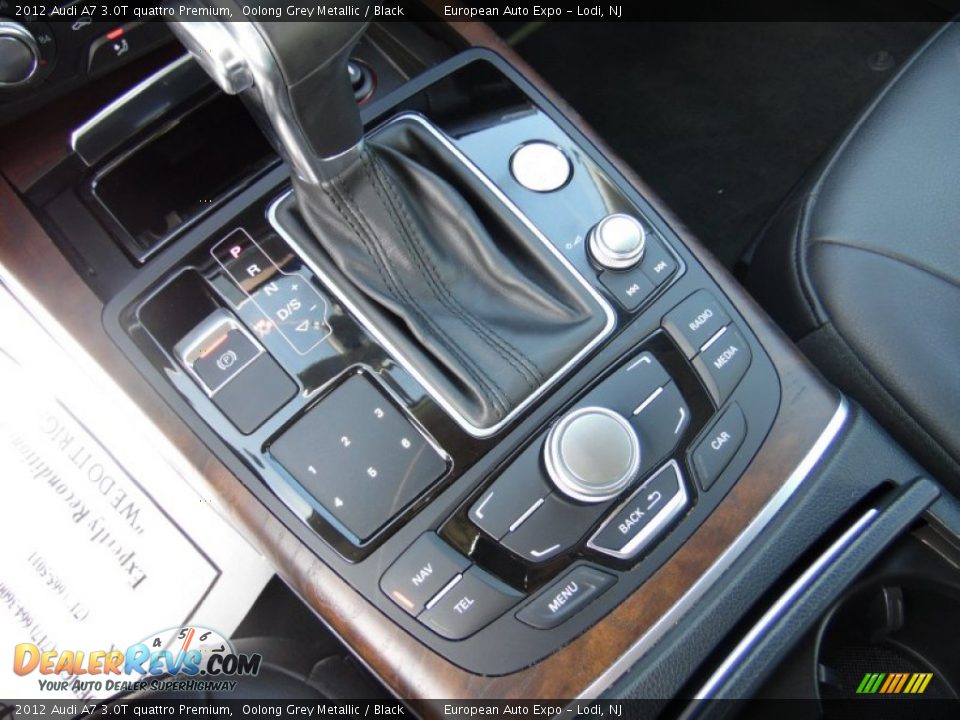 2012 Audi A7 3.0T quattro Premium Oolong Grey Metallic / Black Photo #33