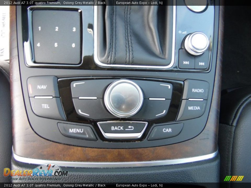 2012 Audi A7 3.0T quattro Premium Oolong Grey Metallic / Black Photo #34