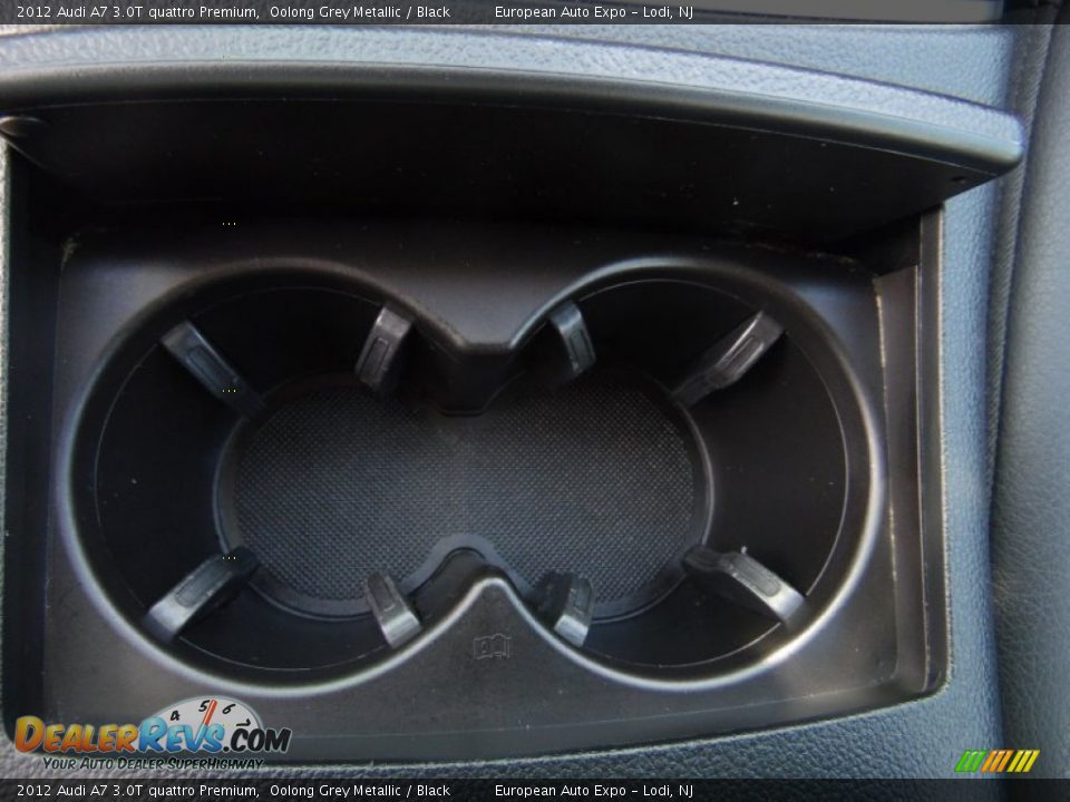 2012 Audi A7 3.0T quattro Premium Oolong Grey Metallic / Black Photo #35