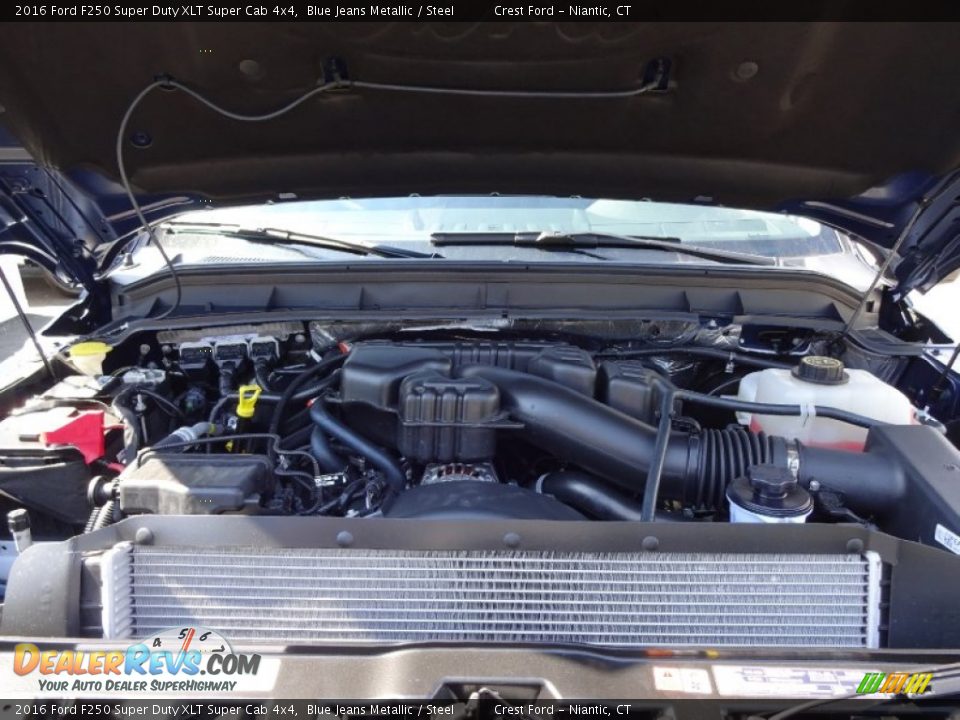 2016 Ford F250 Super Duty XLT Super Cab 4x4 Blue Jeans Metallic / Steel Photo #9