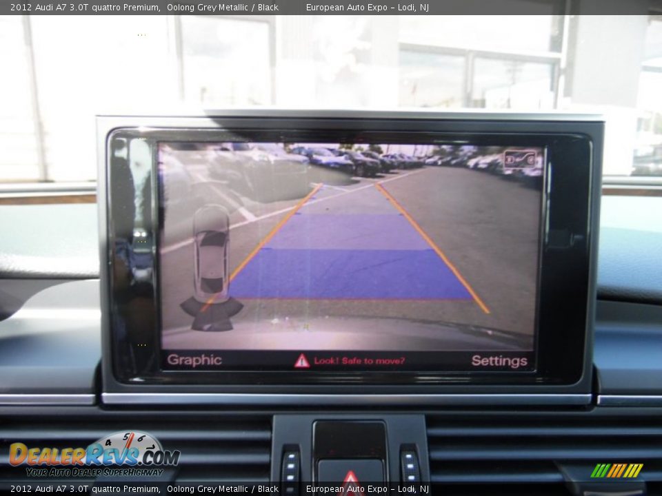 2012 Audi A7 3.0T quattro Premium Oolong Grey Metallic / Black Photo #36