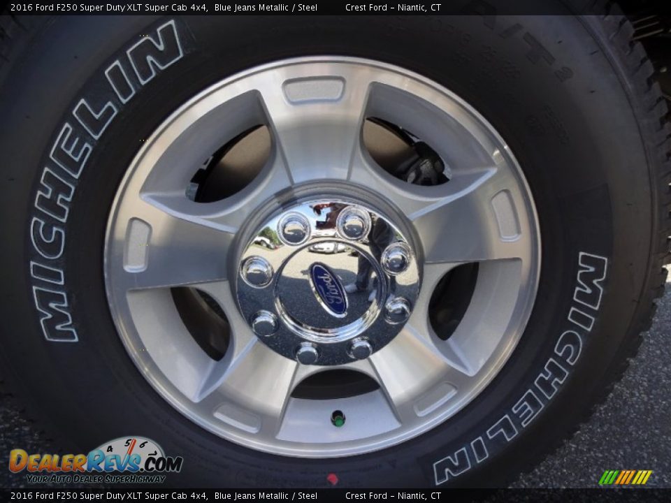 2016 Ford F250 Super Duty XLT Super Cab 4x4 Blue Jeans Metallic / Steel Photo #10