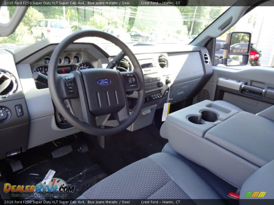 2016 Ford F250 Super Duty XLT Super Cab 4x4 Blue Jeans Metallic / Steel Photo #12