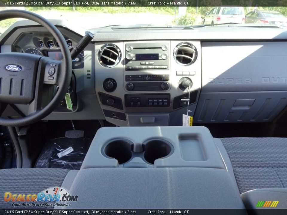 2016 Ford F250 Super Duty XLT Super Cab 4x4 Blue Jeans Metallic / Steel Photo #13