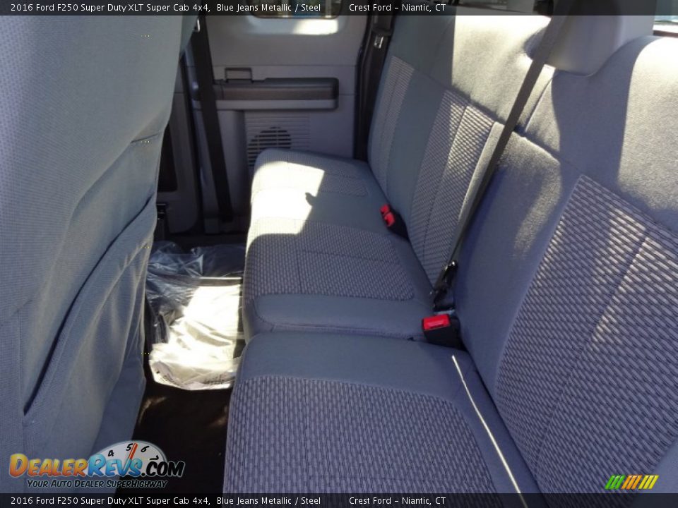 2016 Ford F250 Super Duty XLT Super Cab 4x4 Blue Jeans Metallic / Steel Photo #14
