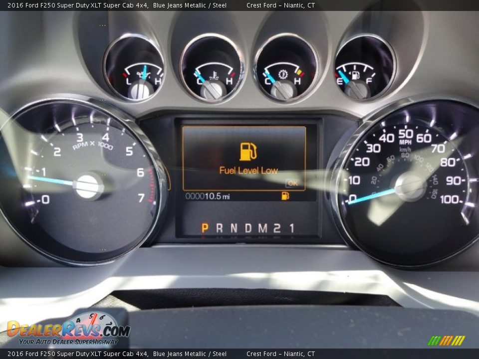 2016 Ford F250 Super Duty XLT Super Cab 4x4 Blue Jeans Metallic / Steel Photo #15