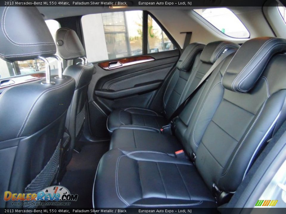 Rear Seat of 2013 Mercedes-Benz ML 550 4Matic Photo #8