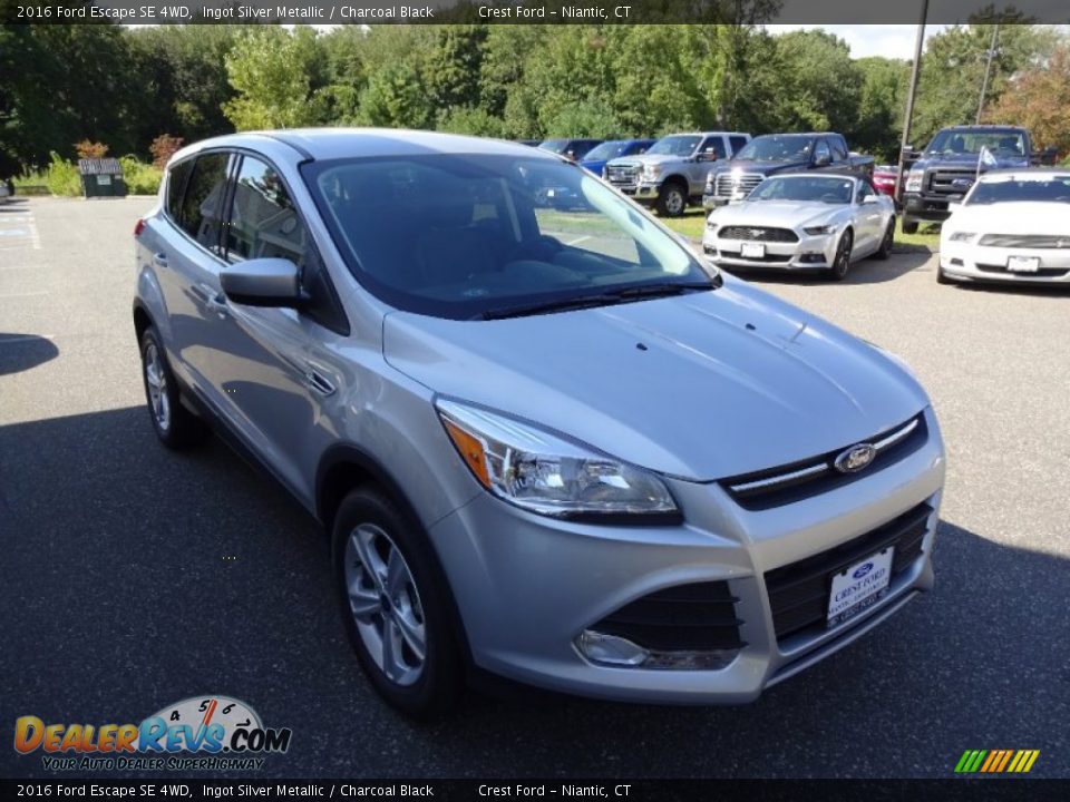 2016 Ford Escape SE 4WD Ingot Silver Metallic / Charcoal Black Photo #1
