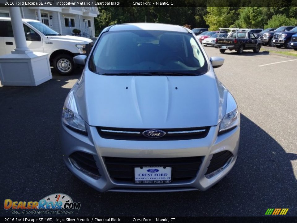 2016 Ford Escape SE 4WD Ingot Silver Metallic / Charcoal Black Photo #2