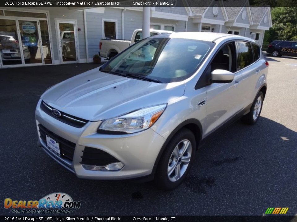 2016 Ford Escape SE 4WD Ingot Silver Metallic / Charcoal Black Photo #3