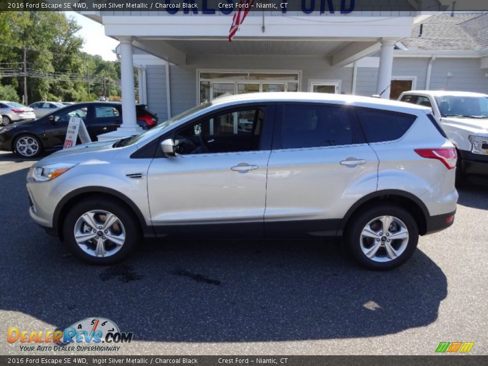 2016 Ford Escape SE 4WD Ingot Silver Metallic / Charcoal Black Photo #4