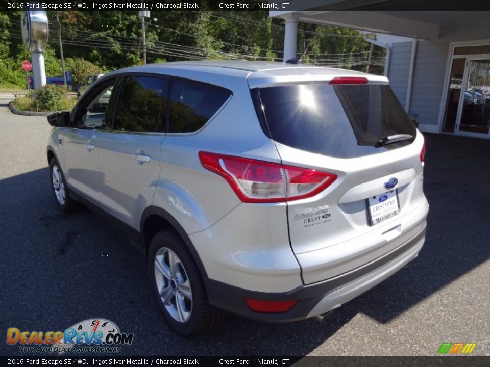 2016 Ford Escape SE 4WD Ingot Silver Metallic / Charcoal Black Photo #5
