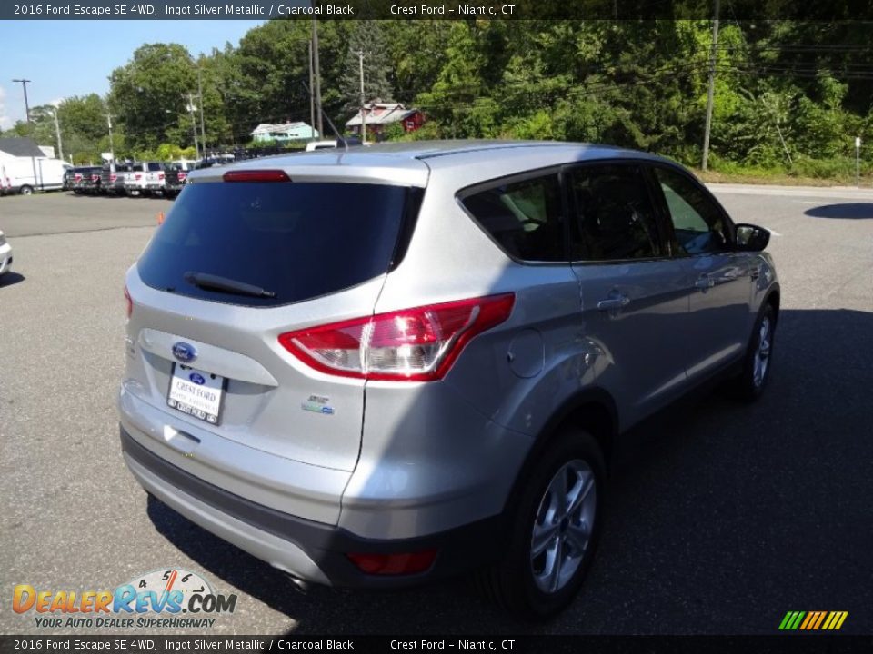 2016 Ford Escape SE 4WD Ingot Silver Metallic / Charcoal Black Photo #7