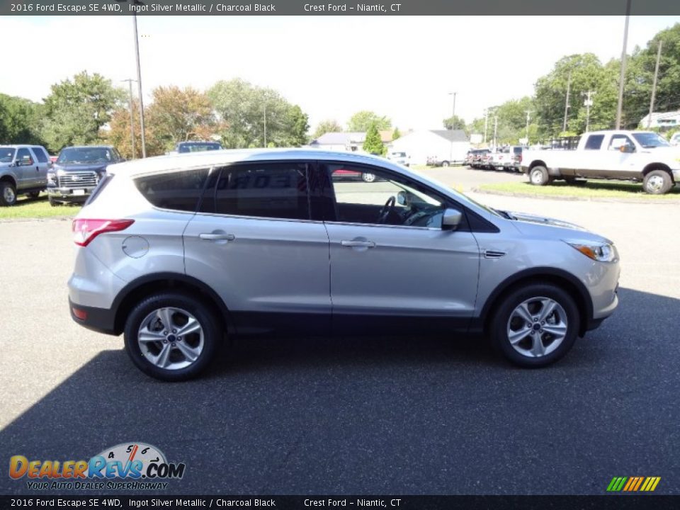 2016 Ford Escape SE 4WD Ingot Silver Metallic / Charcoal Black Photo #8