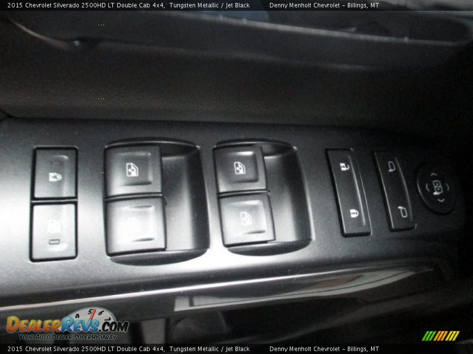 2015 Chevrolet Silverado 2500HD LT Double Cab 4x4 Tungsten Metallic / Jet Black Photo #16