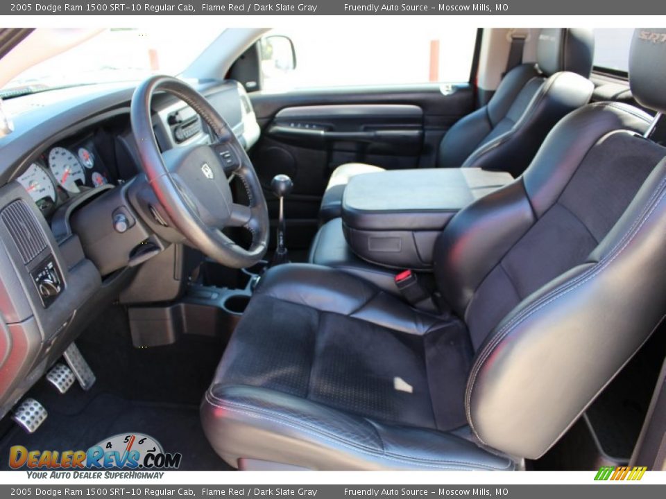 Dark Slate Gray Interior - 2005 Dodge Ram 1500 SRT-10 Regular Cab Photo #17