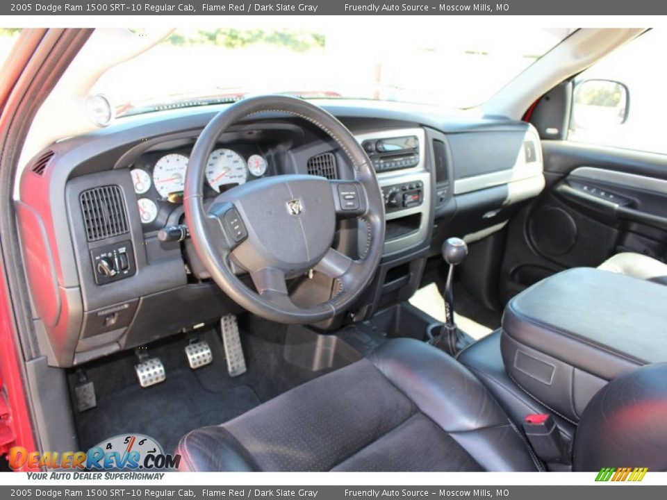 Dark Slate Gray Interior - 2005 Dodge Ram 1500 SRT-10 Regular Cab Photo #18
