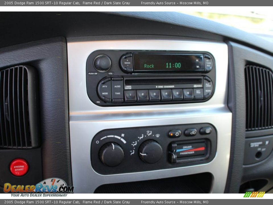 Controls of 2005 Dodge Ram 1500 SRT-10 Regular Cab Photo #26