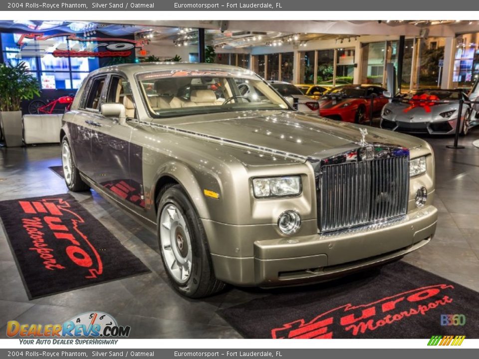 2004 Rolls-Royce Phantom Silver Sand / Oatmeal Photo #5