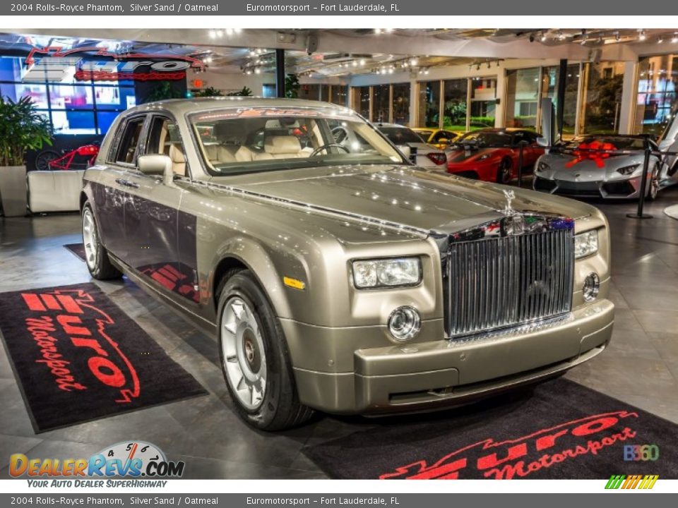 2004 Rolls-Royce Phantom Silver Sand / Oatmeal Photo #6