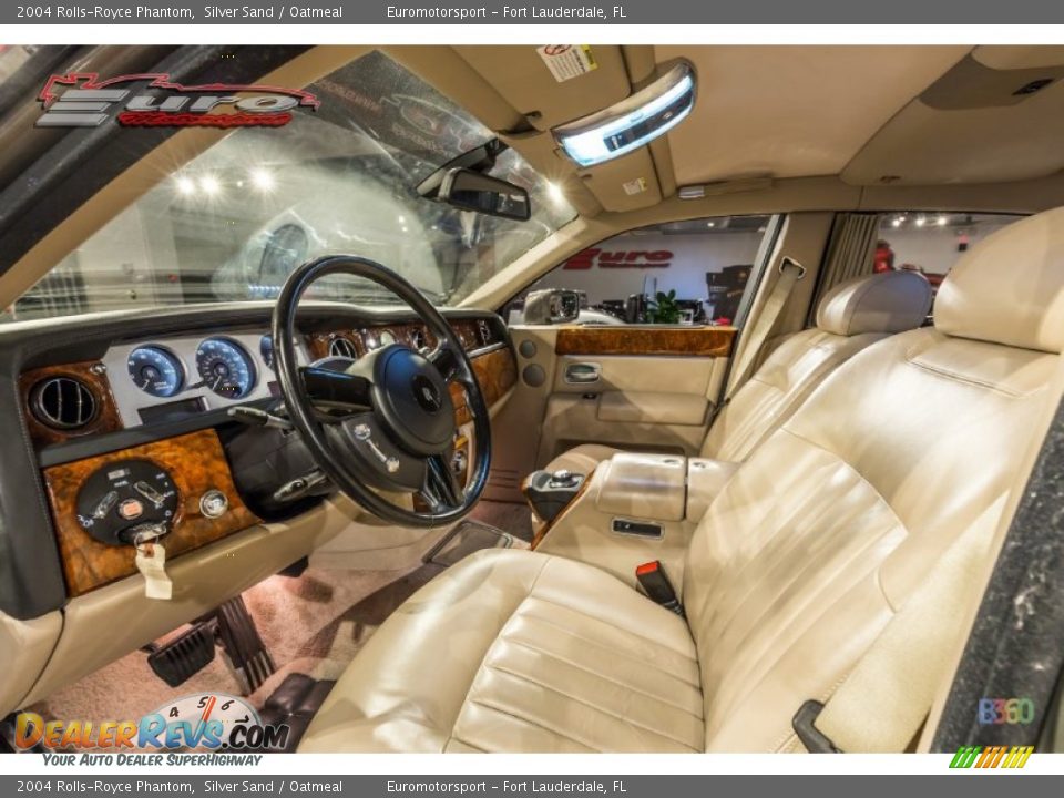 2004 Rolls-Royce Phantom Silver Sand / Oatmeal Photo #20