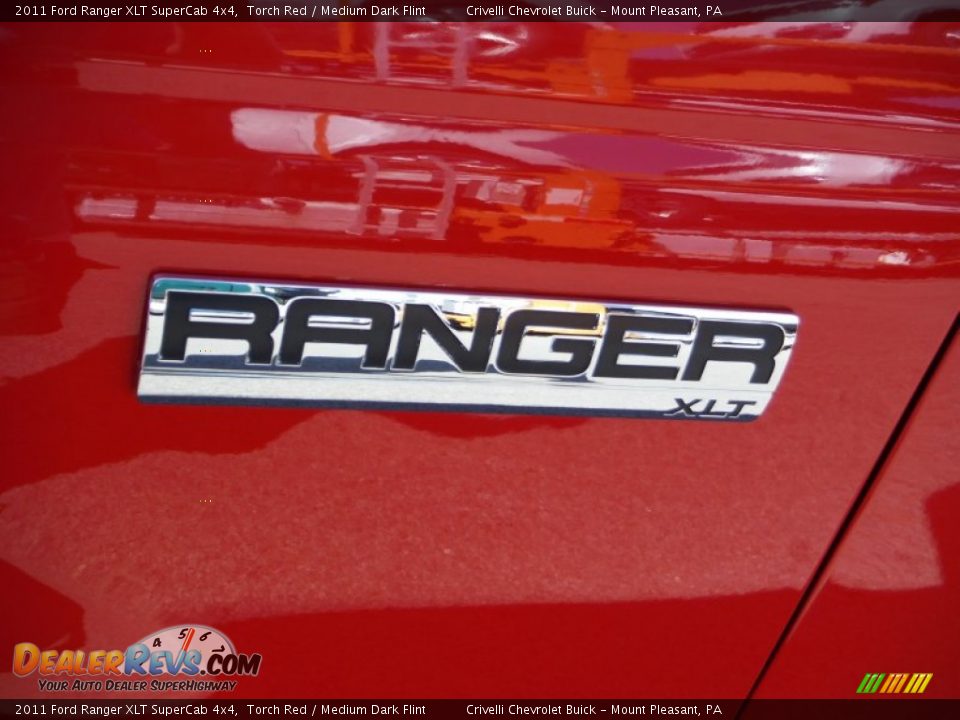 2011 Ford Ranger XLT SuperCab 4x4 Torch Red / Medium Dark Flint Photo #4