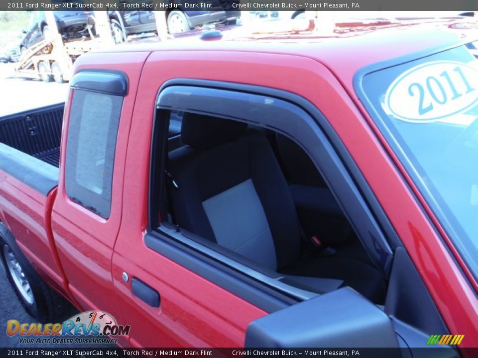 2011 Ford Ranger XLT SuperCab 4x4 Torch Red / Medium Dark Flint Photo #7