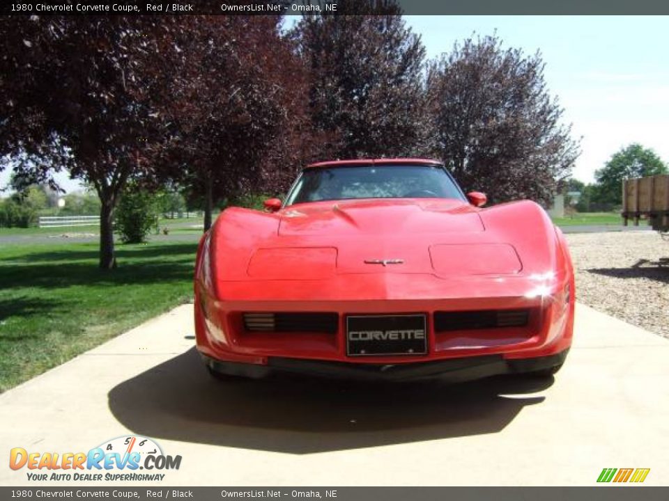 1980 Chevrolet Corvette Coupe Red / Black Photo #2