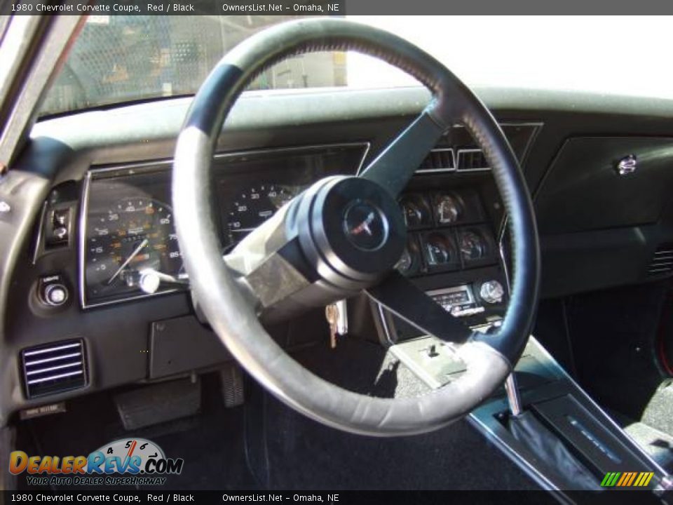 1980 Chevrolet Corvette Coupe Red / Black Photo #4