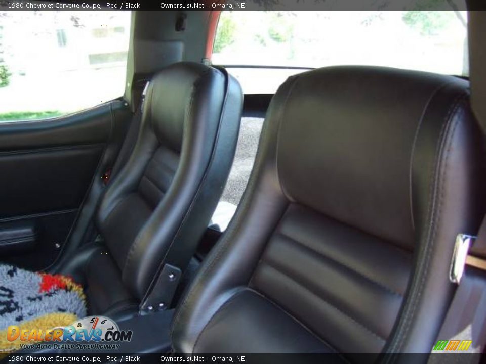 1980 Chevrolet Corvette Coupe Red / Black Photo #5