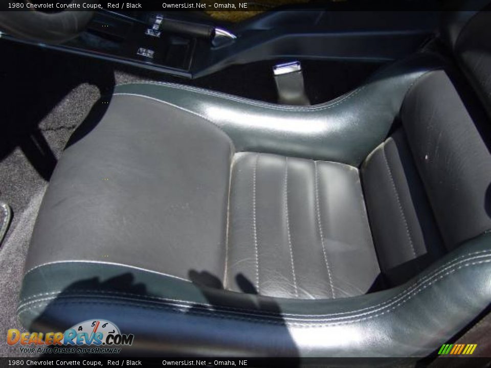 1980 Chevrolet Corvette Coupe Red / Black Photo #6