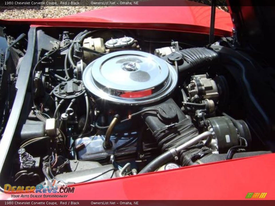 1980 Chevrolet Corvette Coupe Red / Black Photo #7