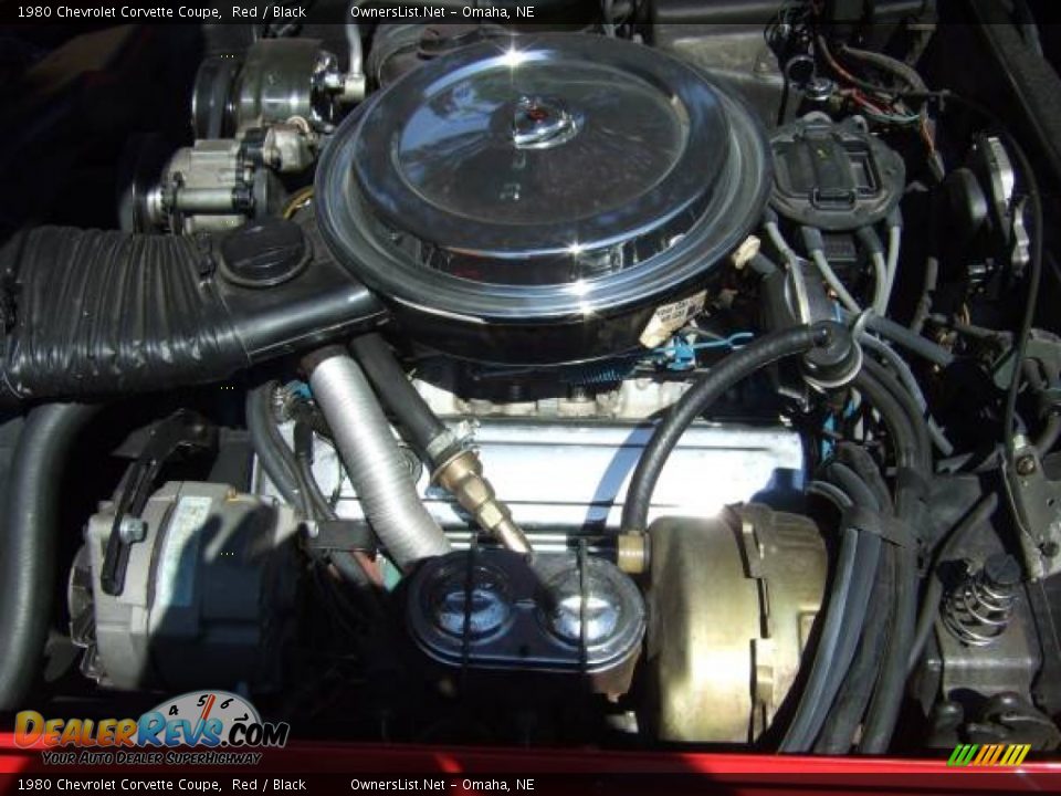 1980 Chevrolet Corvette Coupe Red / Black Photo #8