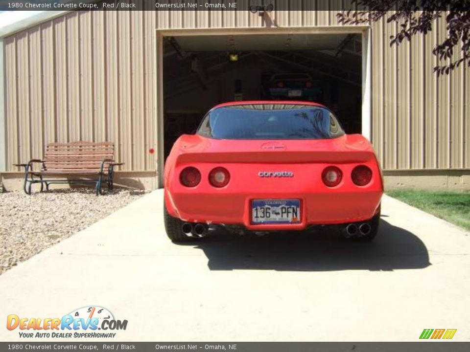 1980 Chevrolet Corvette Coupe Red / Black Photo #10