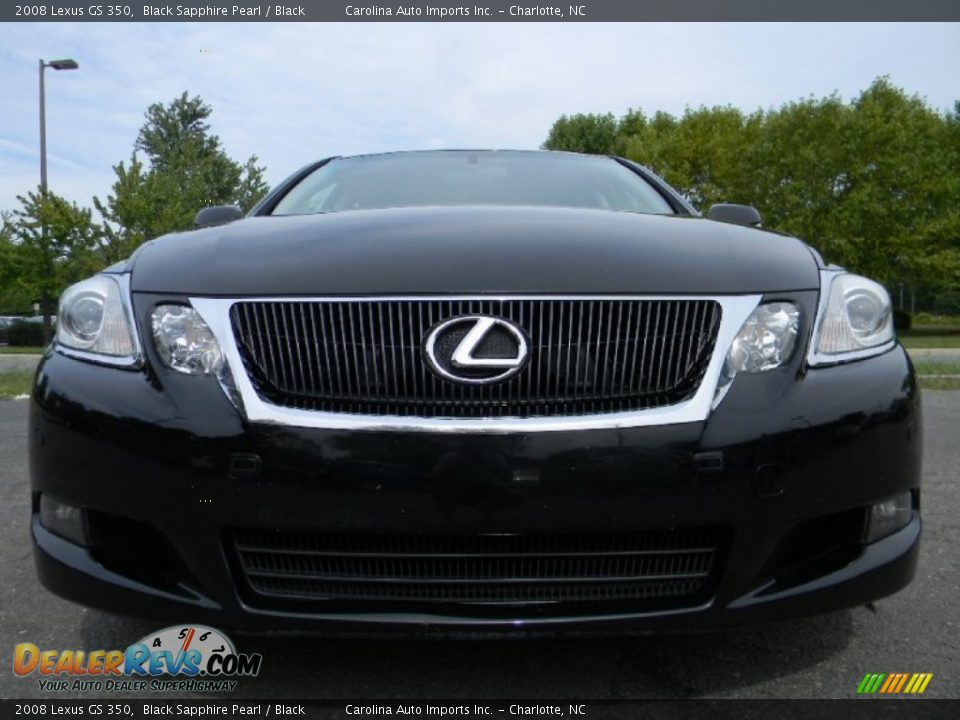 2008 Lexus GS 350 Black Sapphire Pearl / Black Photo #4